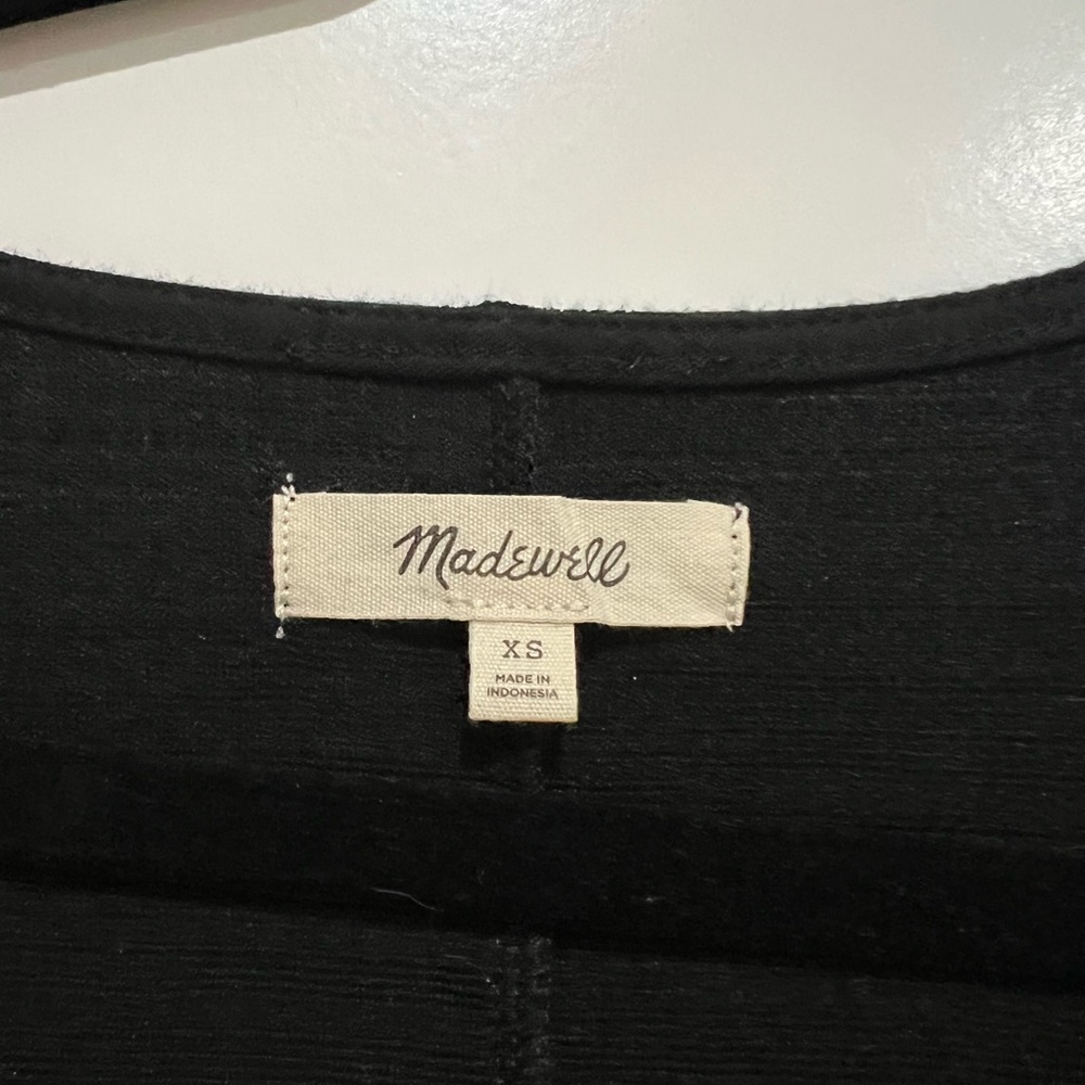 Madewell Cross-Front Flutter-Sleeve Mini Dress - Picture 6 of 6